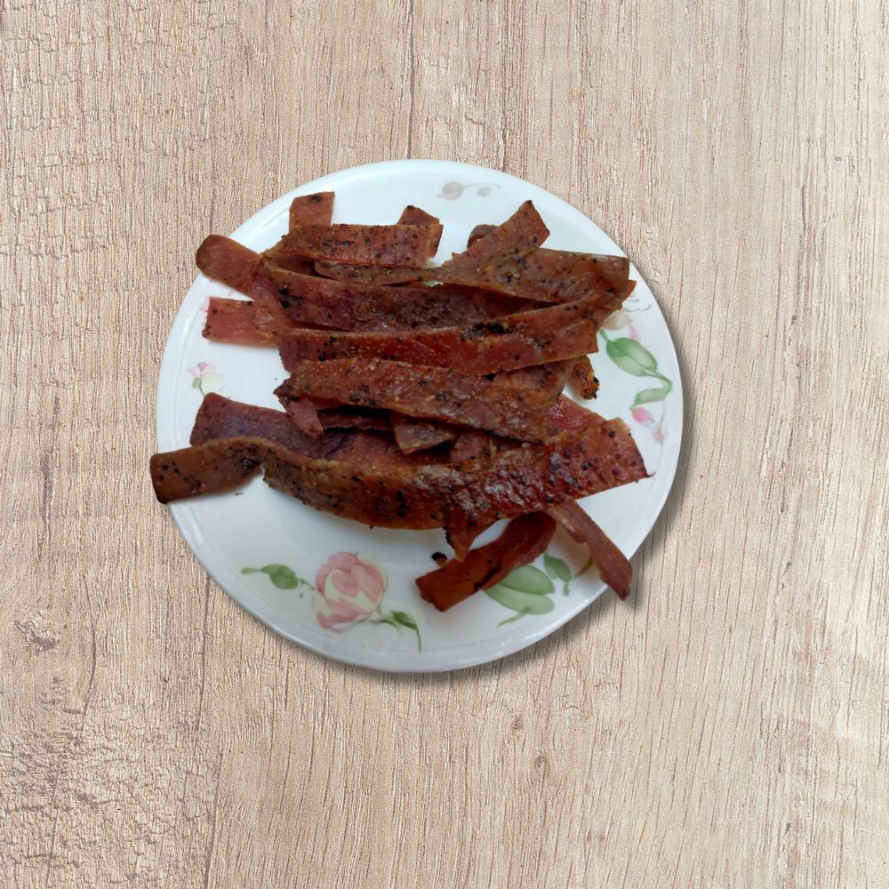 手工烘培黑胡椒豬肉乾